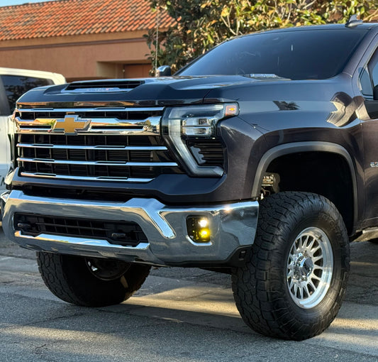 2024+ Chevy Silverado 2500/3500 Fog Light Upgrade Kit with Baja Designs S1