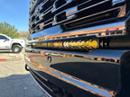24-26 GMC Sierra 2500/3500 Behind the Grille Light Bar Mount Kit for Baja Designs 40 inch Light Bar