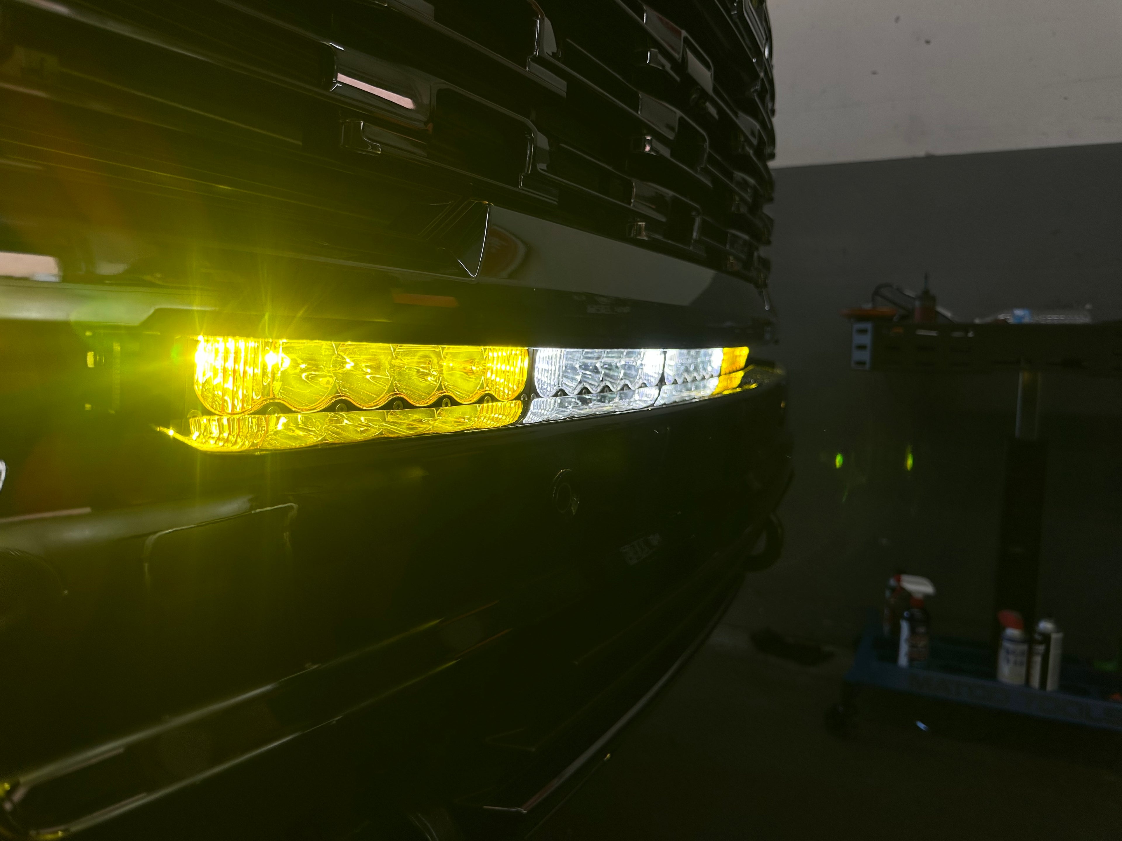 24-26 GMC Sierra 2500/3500 Behind the Grille Light Bar Mount Kit for Baja Designs 40 inch Light Bar