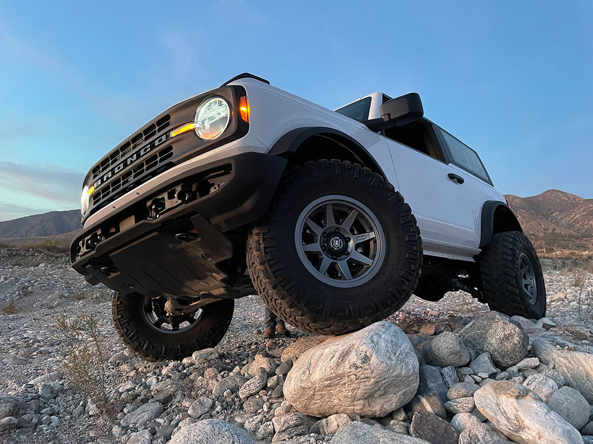 2021-2026 Ford Bronco 3 Inch Lift Coilover Spacer Kit, ICON Alloys