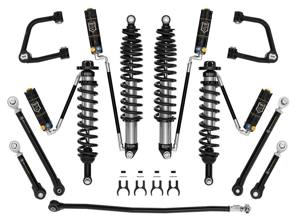 2021-2023 Ford Bronco Non-Sasquatch 3-4 Inch Lift Suspension System Tubular Icon Vehicle Dynamics