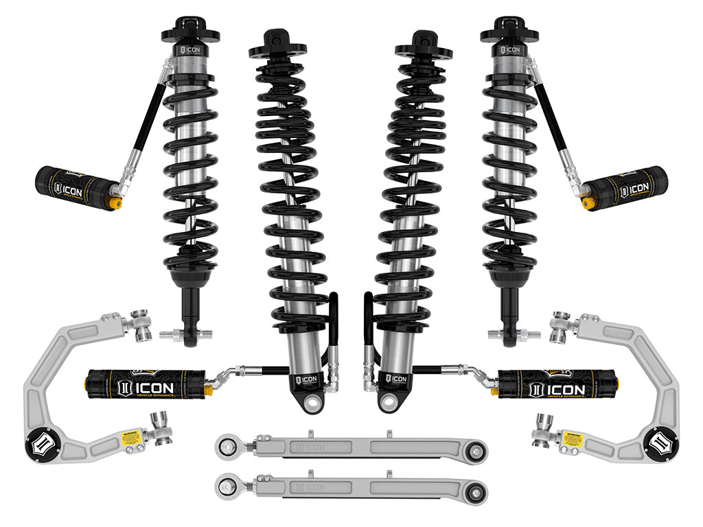 2021-2023 Ford Bronco Sasquatch 2-3 Inch Lift Stage 6 Suspension System CDCV Billet Heavy Rate Rear Spring Icon Vehicle Dynamics