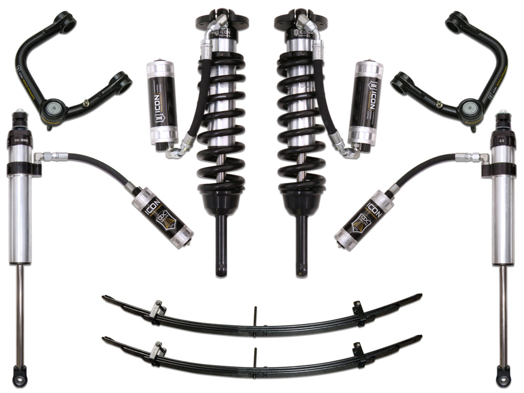 2005-2015 Toyota Tacoma 0-3.5 Inch Lift 2016-2023 Tacoma 0-2.75 Inch Lift Suspension System Icon Vehicle Dynamics