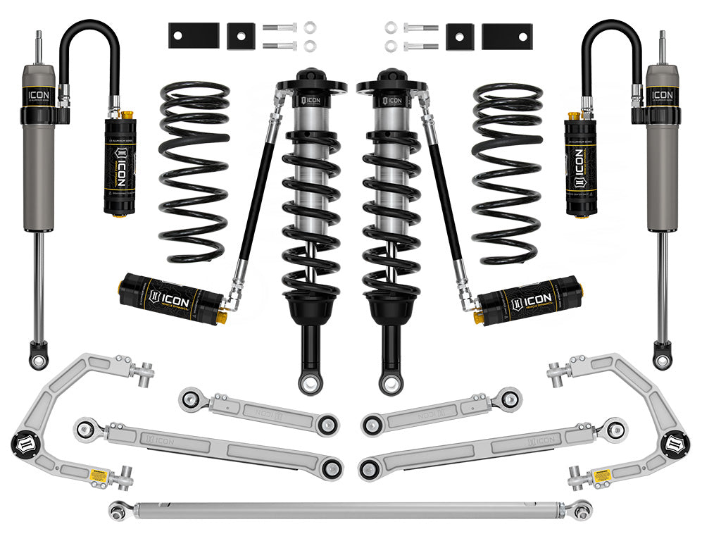 2022-2025 Toyota Tundra 1.25-3.5 Inch Lift Stage 11 2.5 Suspension System Billet CDCV Icon Vehicle Dynamics