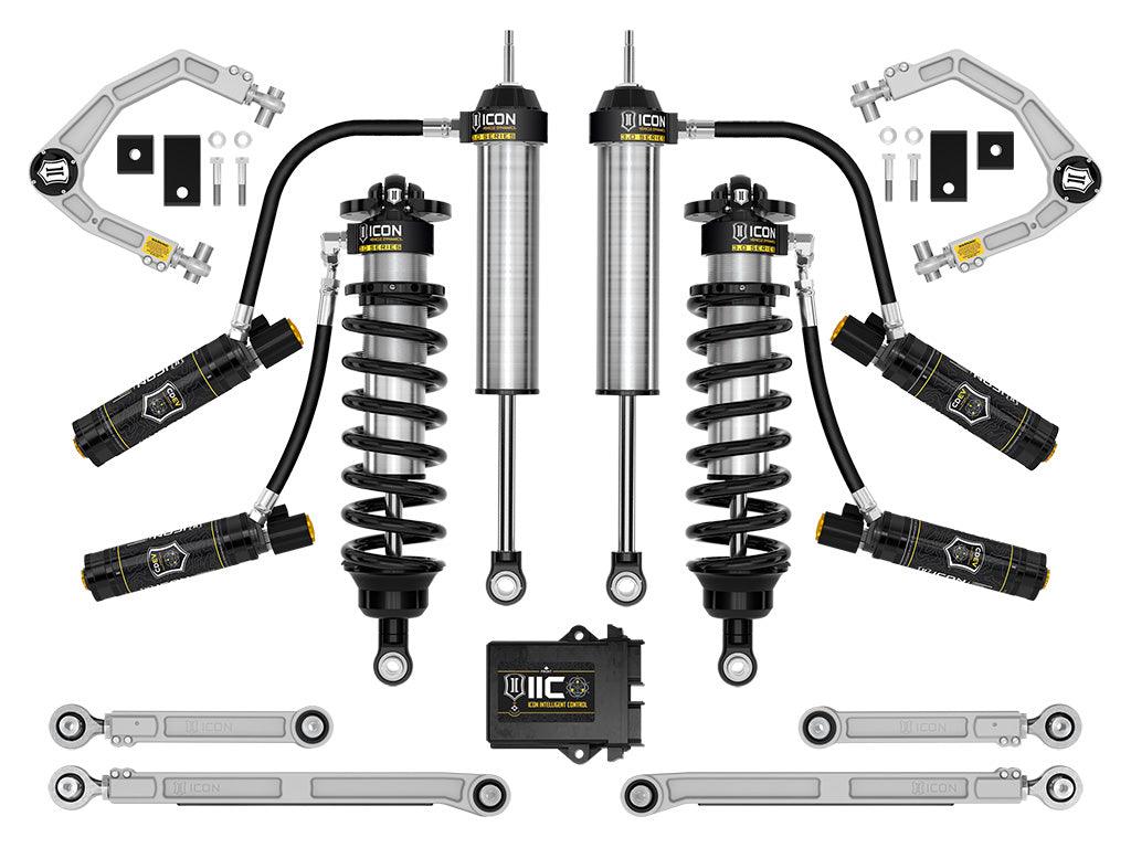 2022-2025 Toyota Tundra 1.25-3.25 Inch Lift Stage 5 3.0 Suspension System Billet Icon Vehicle Dynamics