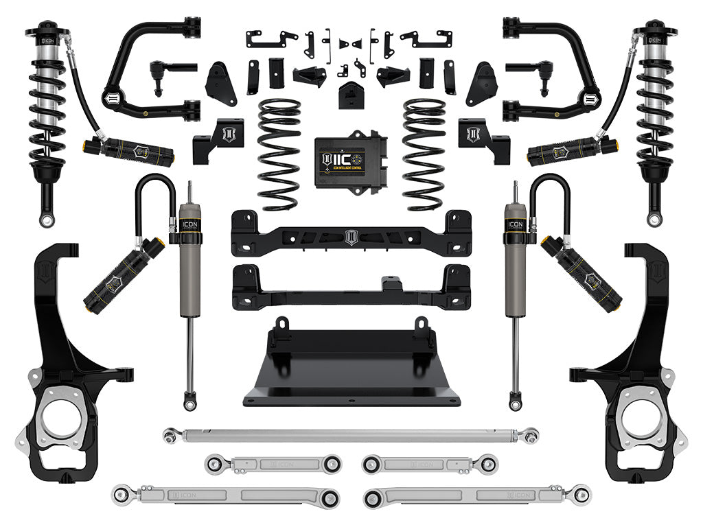 2022-2024 Toyota Tundra 6 Inch Lift Stage 9 Suspension System Tubular Icon Vehicle Dynamics