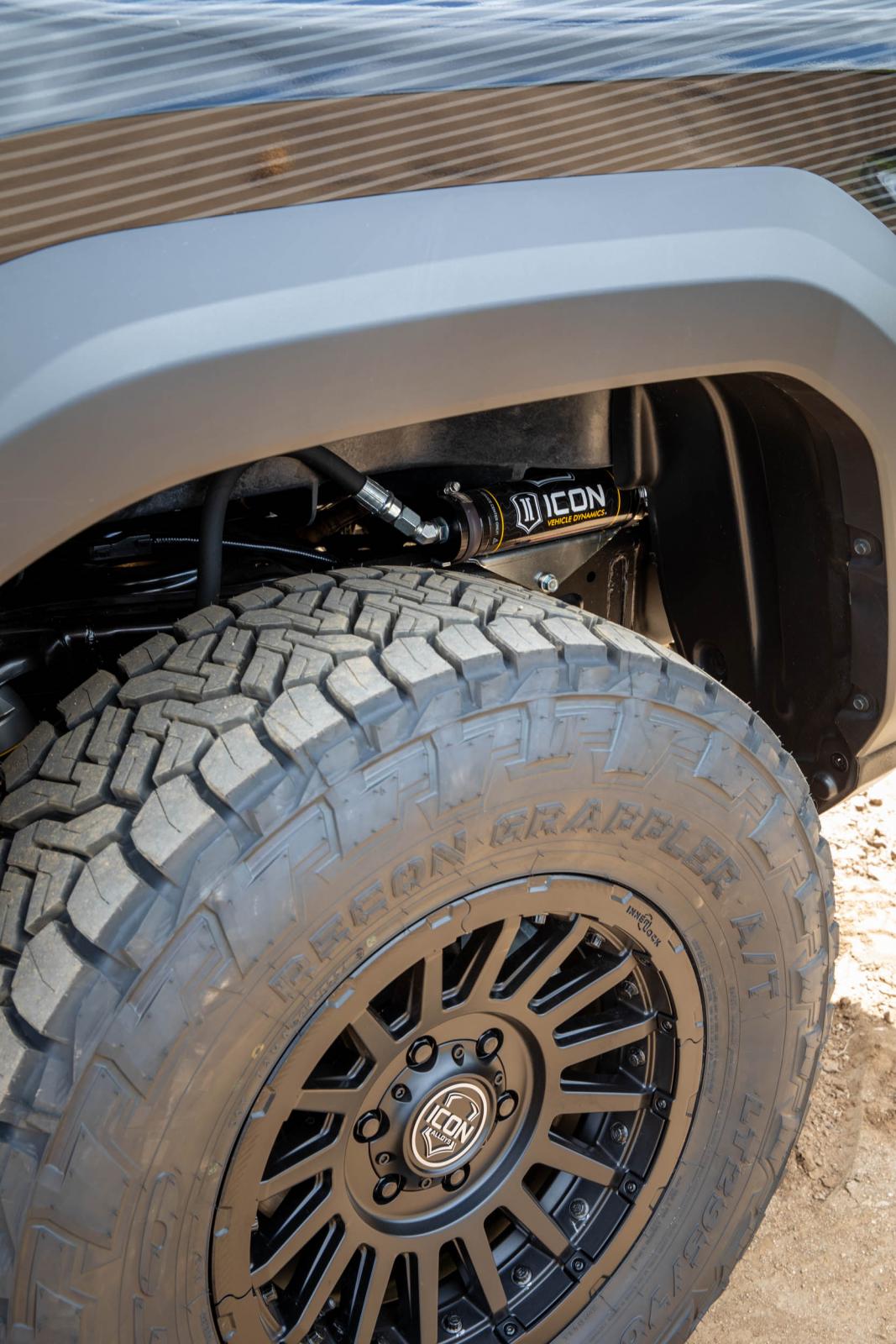 2024-2025 Toyota Tacoma 1.25-3 Inch Lift Stage 4 Suspension System Tubular Triple Rate Rear Springs Icon Vehicle Dynamics