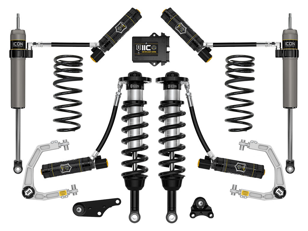 2024-2025 Toyota Tacoma 1.25-3 Inch Lift Stage 6 Suspension System Billet Overland Rear Springs Icon Vehicle Dynamics
