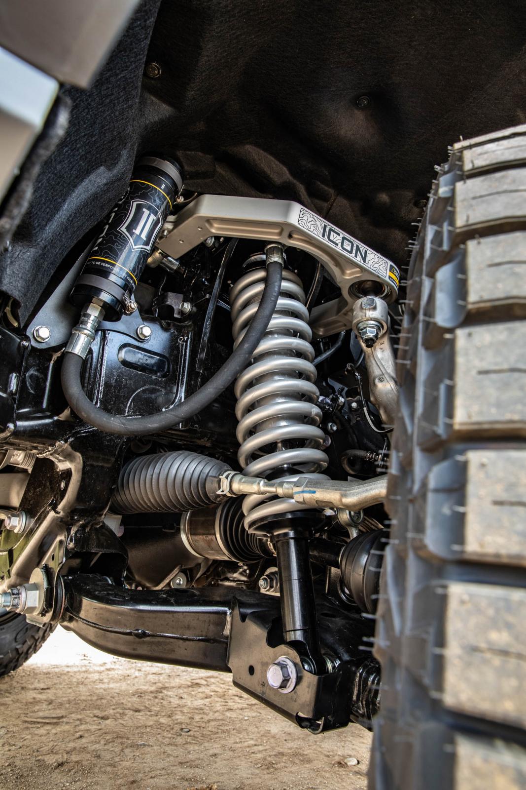 2024-2025 Toyota Tacoma 1.25-3 Inch Lift Stage 7 Suspension System Billet Overland Rear Springs Icon Vehicle Dynamics