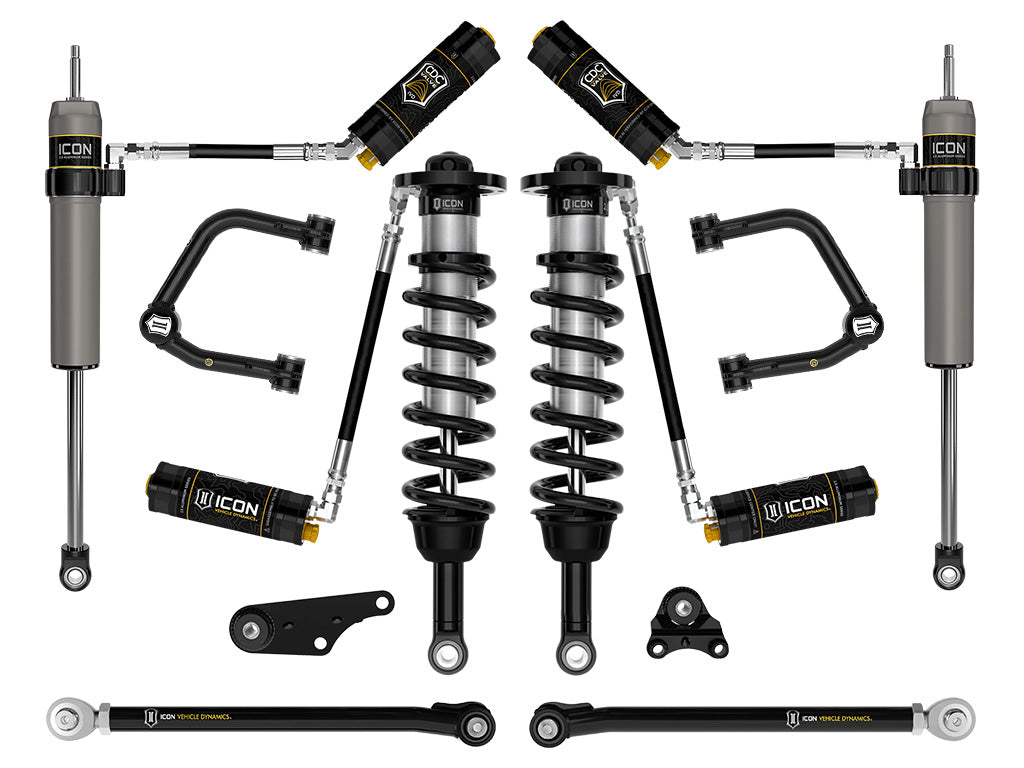 2024-2025 Toyota Tacoma 1.25-3 Inch Lift Suspension System Tubular Icon Vehicle Dynamics