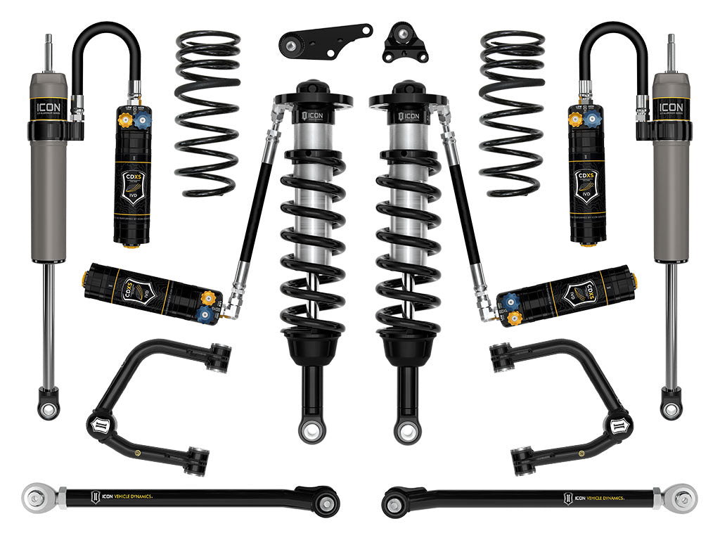2024-2025 Toyota Tacoma 1.25-3 Inch Lift Suspension System Tubular Icon Vehicle Dynamics
