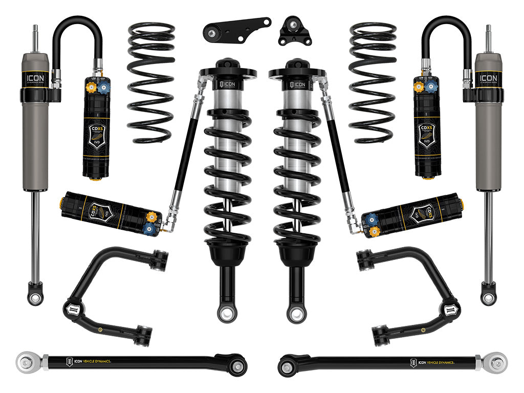 2024-2025 Toyota Tacoma 1.25-3 Inch Lift Suspension System Tubular Icon Vehicle Dynamics