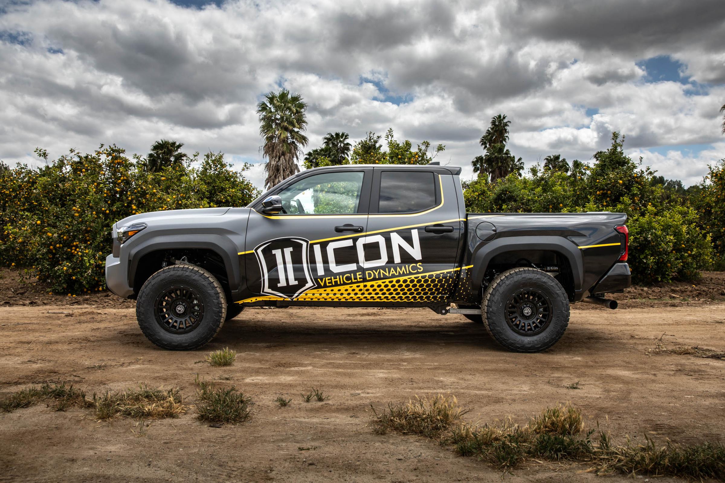 2024-2025 Toyota Tacoma 1.25-3 Inch Lift Suspension System Tubular Icon Vehicle Dynamics