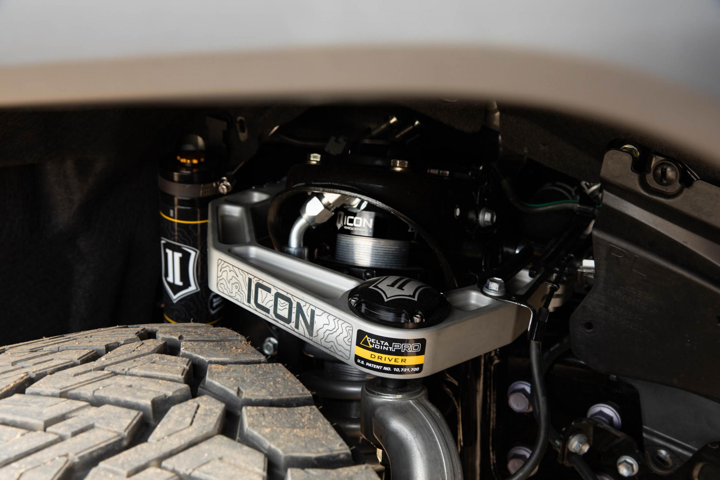 2024-2025 Toyota Tacoma 1.25-3 Inch Lift Stage 10 Suspension System Billet Icon Vehicle Dynamics