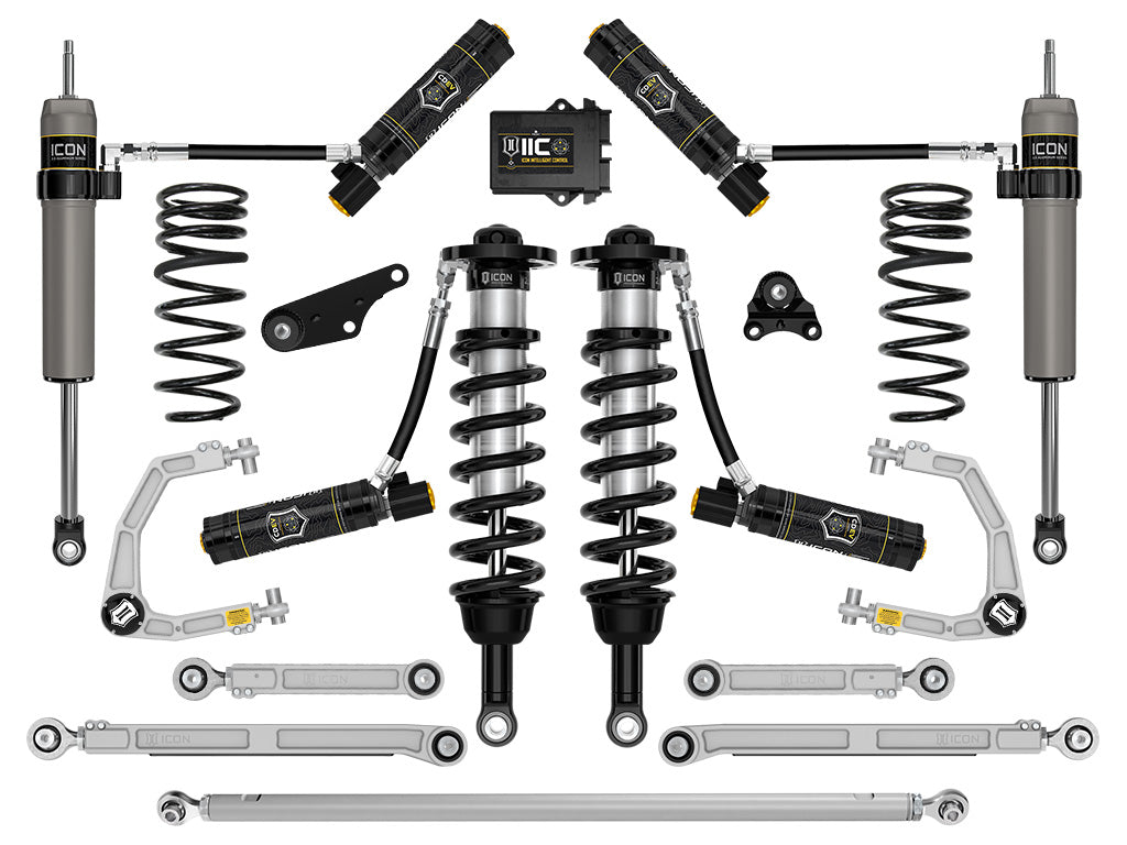 2024-2025 Toyota Tacoma 1.25-3 Inch Lift Stage 13 Suspension System Billet Overland Rear Springs Icon Vehicle Dynamics