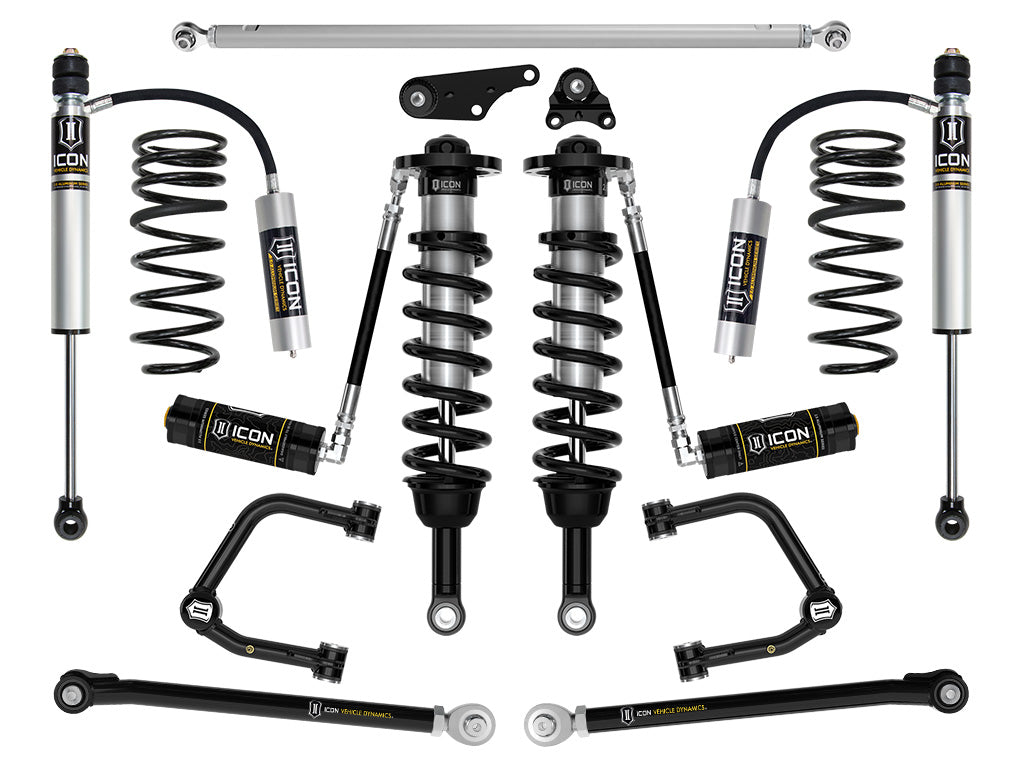 2025 Toyota 4Runner 4WD 1.25-3 Inch Lift Stage 4 Suspension System Tubular Icon Vehicle Dynamics