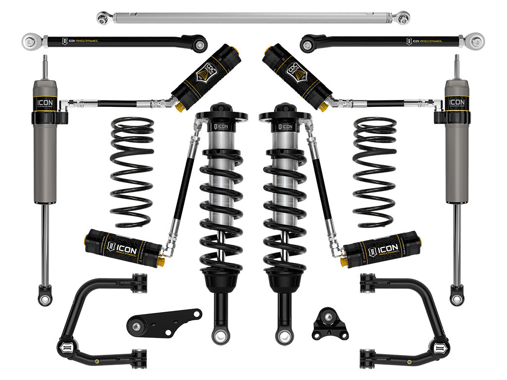 2025 Toyota 4Runner 4WD 1.25-3 Inch Lift Stage 8 Suspension System Tubular Icon Vehicle Dynamics