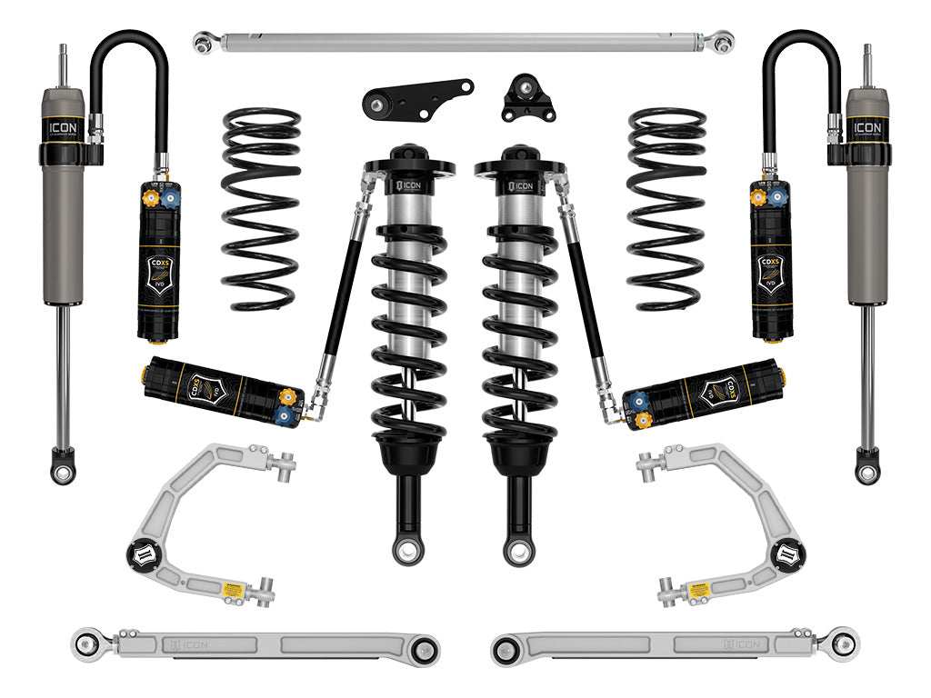 2025 Toyota 4Runner 4WD 1.25-3 Inch Lift Stage 9 Suspension System Billet Icon Vehicle Dynamics