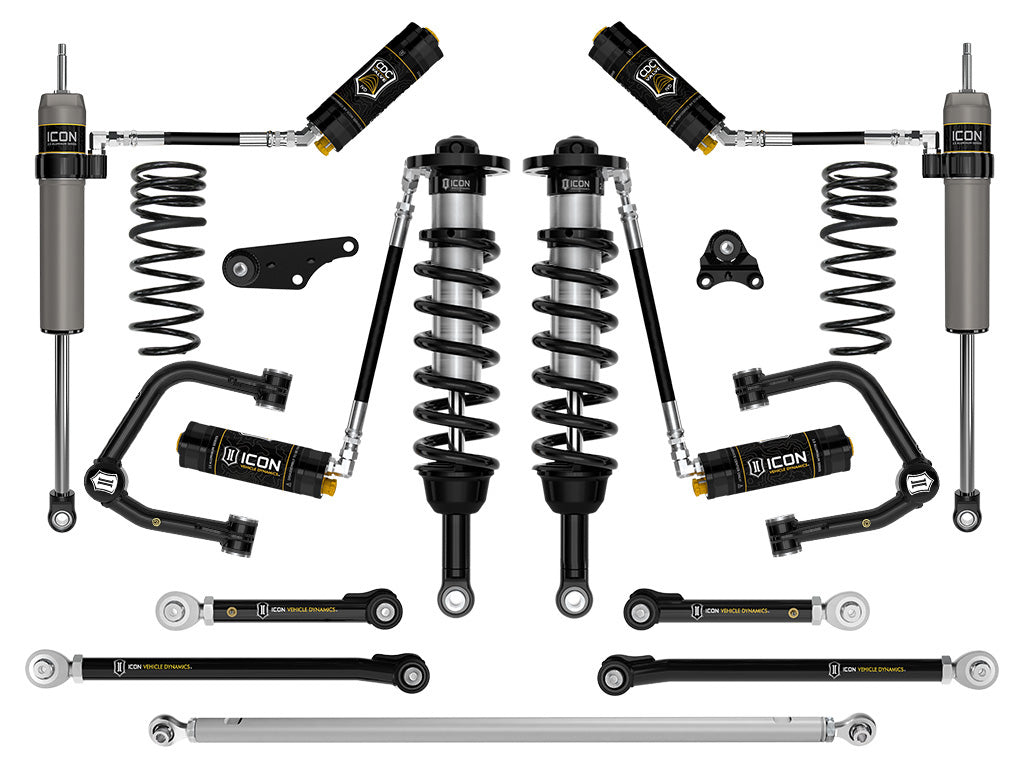 2025 Toyota 4Runner 4WD 1.25-3 Inch Lift Stage 10 Suspension System Tubular Icon Vehicle Dynamics