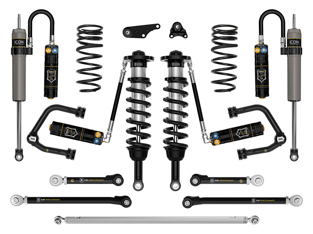 2025 Toyota 4Runner 4WD 1.25-3 Inch Lift Stage 11 Suspension System Tubular Icon Vehicle Dynamics