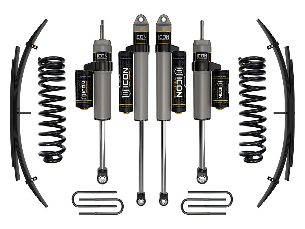 2020-2023 Ford F-250/F-350 Super Duty 4WD Diesel 2.5 Inch Lift Stage 2 Suspension System W/ Expansion Packs Icon Vehicle Dynamics