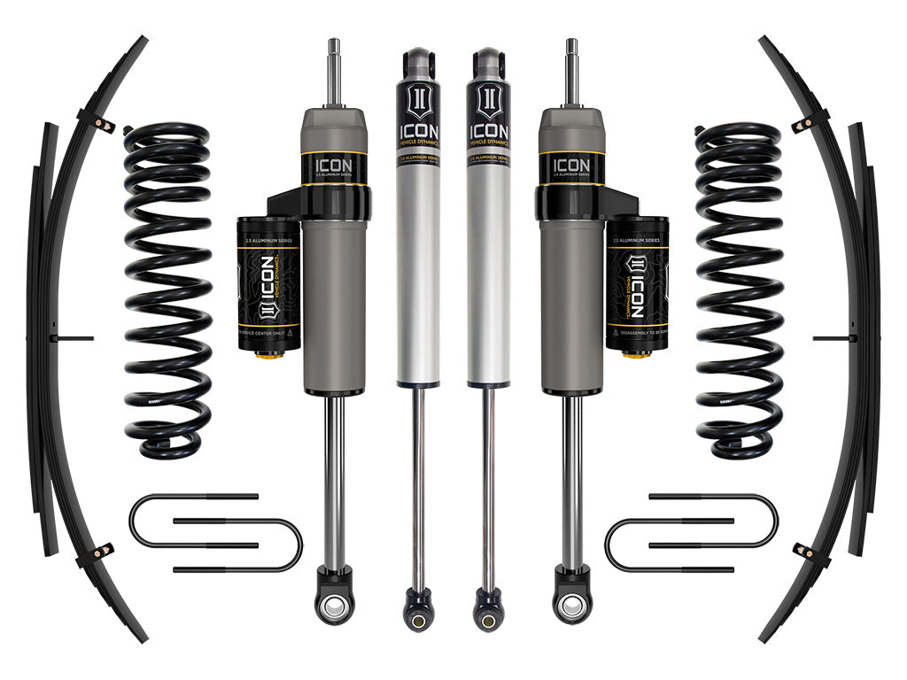 2008-2010 Ford F-250/F-350 Super Duty 4WD Diesel 2.5 Inch Lift Stage 2 Suspension System W/ Expansion Packs Icon Vehicle Dynamics