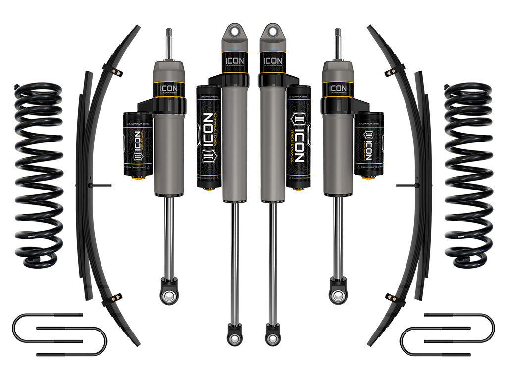 2008-2010 Ford F-250/F-350 Super Duty 4WD Diesel 2.5 Inch Lift Stage 3 Suspension System W/ Expansion Packs Icon Vehicle Dynamics