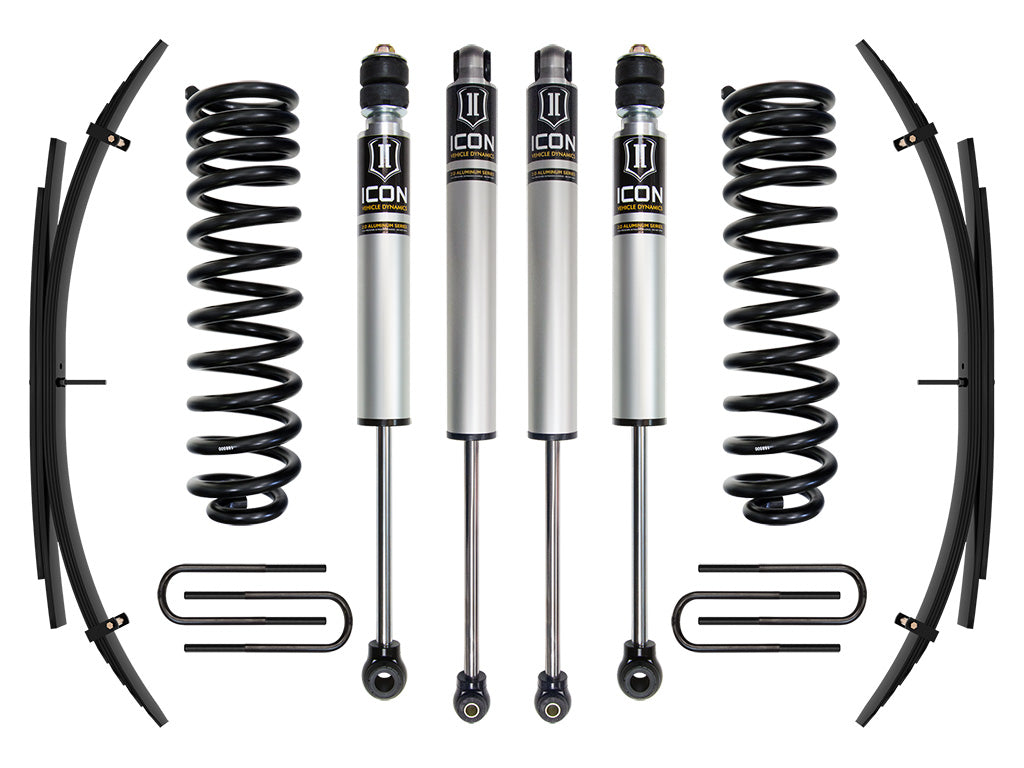 2011-2016 Ford F-250/F-350 Super Duty 4WD Diesel 2.5 Inch Lift Suspension System W/ Expansion Packs Icon Vehicle Dynamics