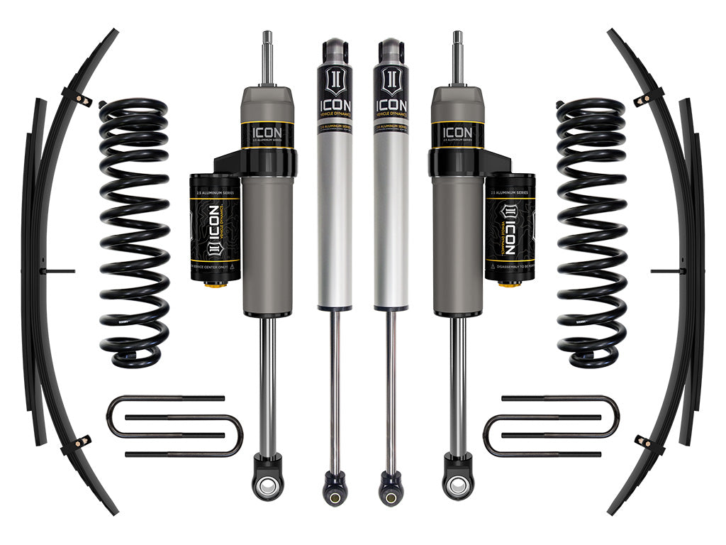 2011-2016 Ford F-250/F-350 Super Duty 4WD Diesel 2.5 Inch Lift Suspension System W/ Expansion Packs Icon Vehicle Dynamics