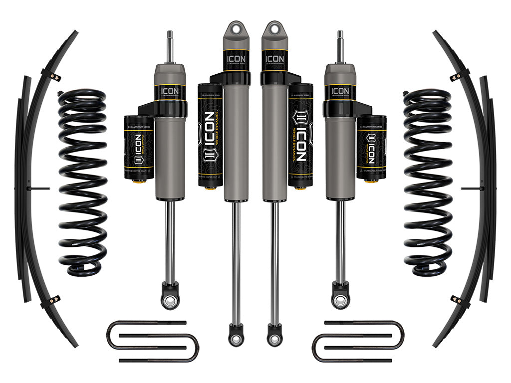 2011-2016 Ford F-250/F-350 Super Duty 4WD Diesel 2.5 Inch Lift Stage 3 Suspension System W/ Expansion Packs Icon Vehicle Dynamics