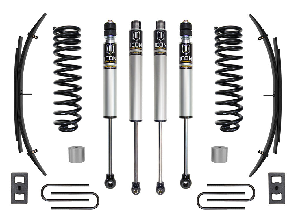 2023 Ford F-250/F-350 Super Duty 4WD Gas 2.5 Inch Lift Suspension System Icon Vehicle Dynamics