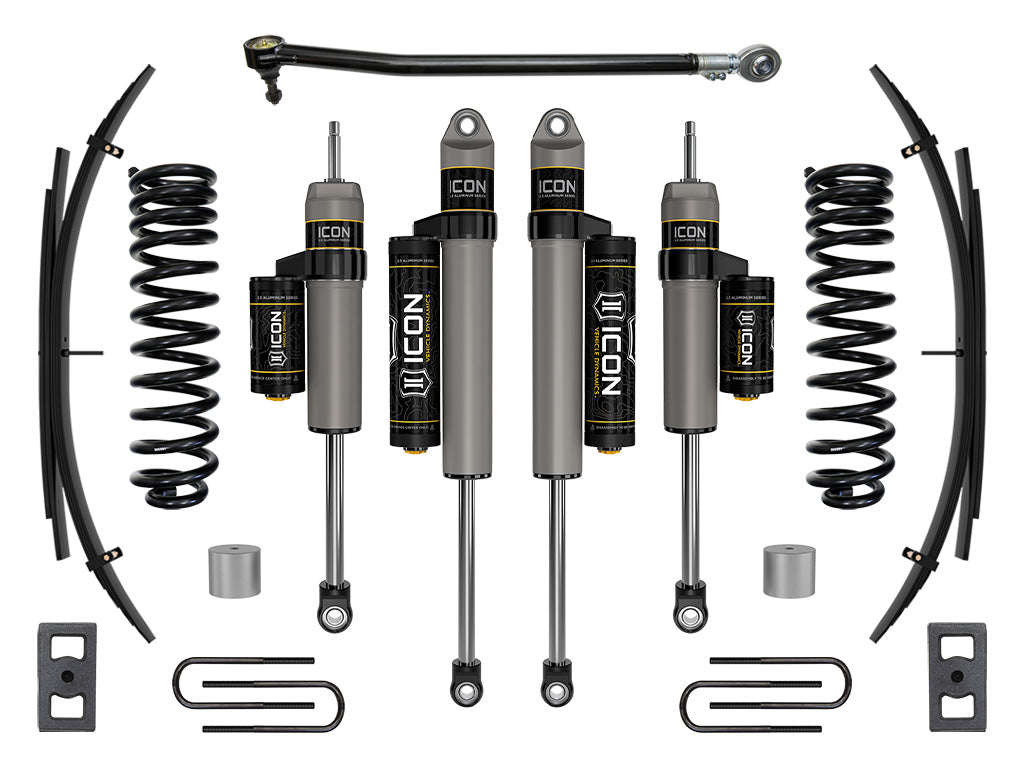 2023 Ford F-250/F-350 Super Duty 4WD Gas 2.5 Inch Lift Suspension System Icon Vehicle Dynamics