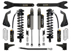 08-10 Ford F250/F350 4-5.5 Inch Stage 4 Coilover Conversion System W Radius Arm Icon Vehicle Dynamics
