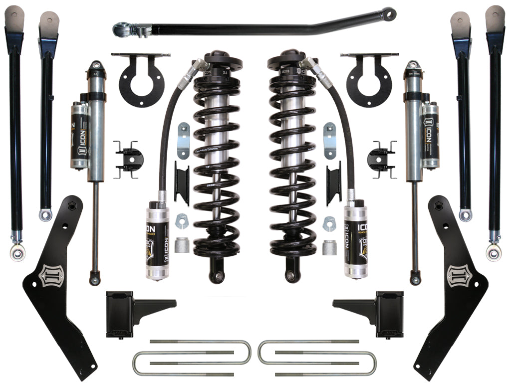 11-16 Ford F-250/F-350 4-5.5 Inch Stage 4 Coilover Conversion System Icon Vehicle Dynamics