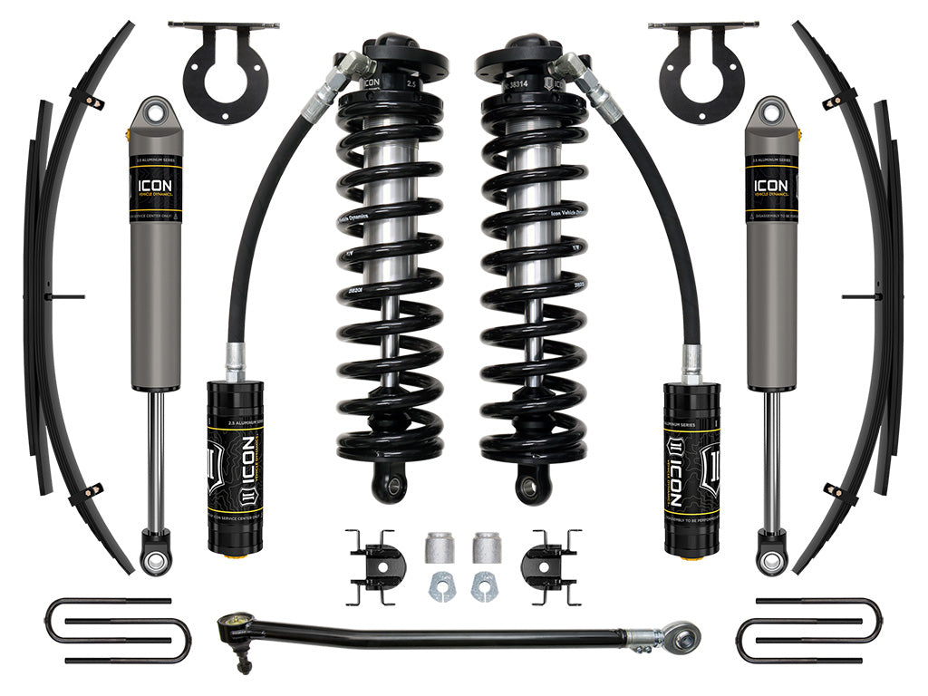 2017-2023 Ford F-250/F-350 Super Duty 4WD 2.5-3 Inch Lift Stage 2 Coilover System W/ Expansion Packs Icon Vehicle Dynamics