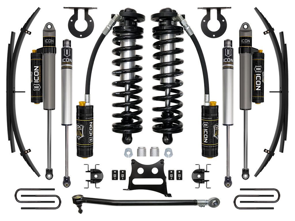 2017-2022 Ford F-250/F-350 Super Duty 4WD 2.5-3 Inch Lift Stage 4 Coilover System W/ Expansion Packs Icon Vehicle Dynamics