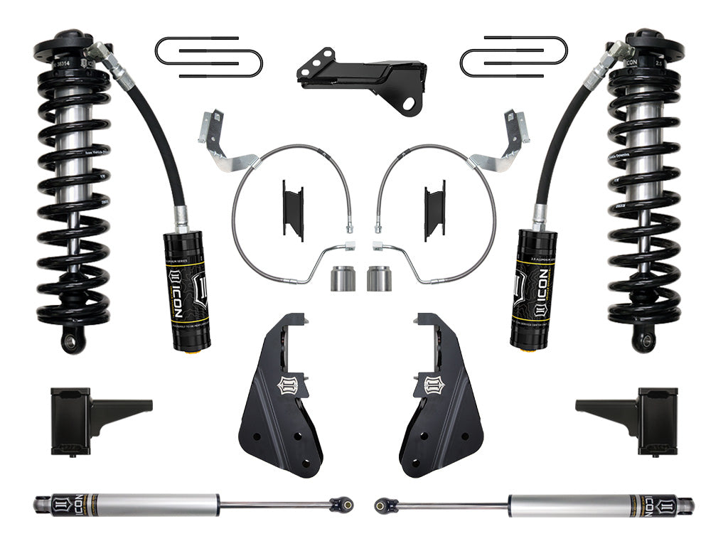 2023-2025 Ford F-250/F-350 Super Duty 4WD 4-5.5 Inch Lift Coilover Conversion System Icon Vehicle Dynamics