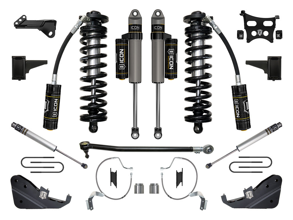 2023-2025 Ford F-250/F-350 Super Duty 4WD 4-5.5 Inch Lift Coilover Conversion System Icon Vehicle Dynamics