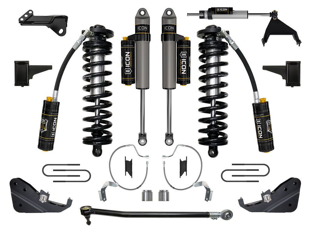 2023-2025 Ford F-250/F-350 Super Duty 4WD 4-5.5 Inch Lift Coilover Conversion System Icon Vehicle Dynamics