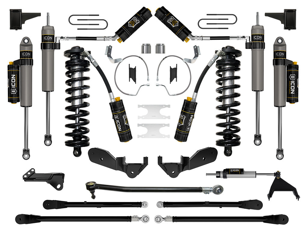 2023-2025 Ford F-250/F-350 Super Duty 4WD 4-5.5 Inch Lift Stage 7 Coilover Conversion System Icon Vehicle Dynamics