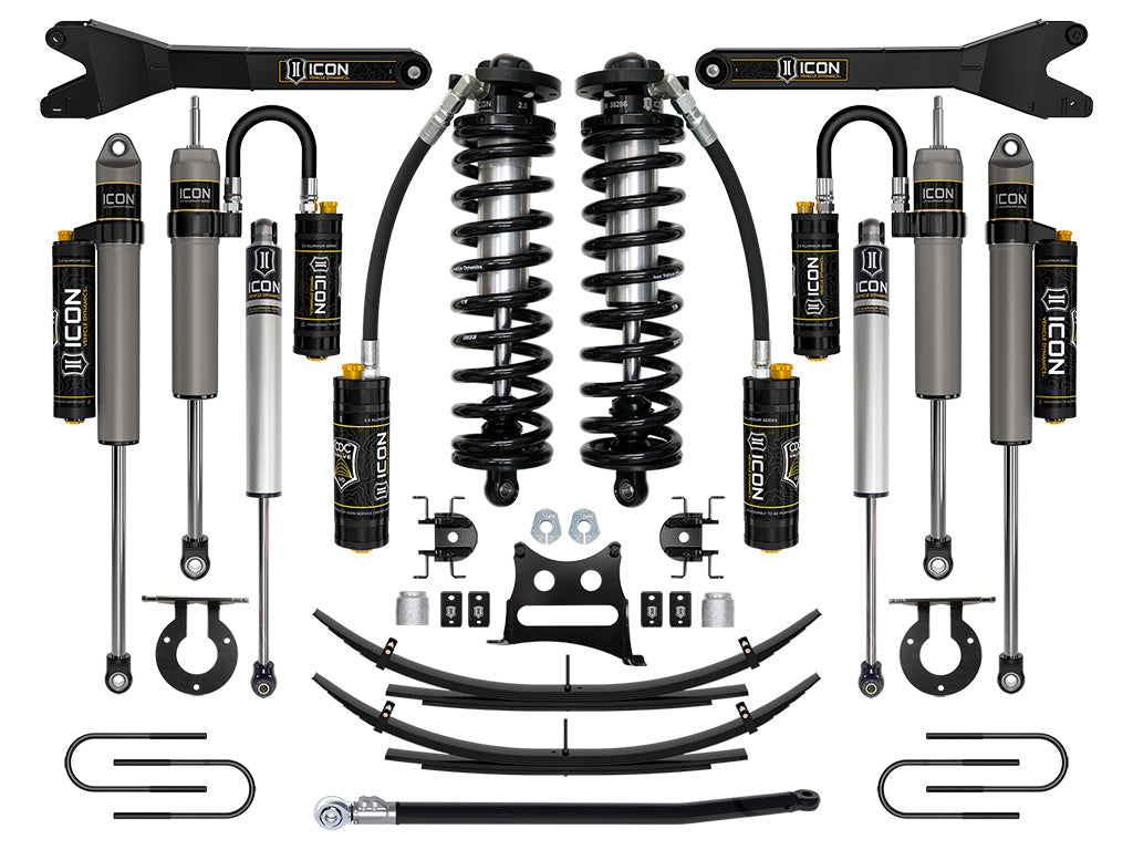 08-10 Ford F250/F350 2.5-3 Inch Lift Stage 6 Coilover System W/ Leaf Springs Icon Vehicle Dynamics