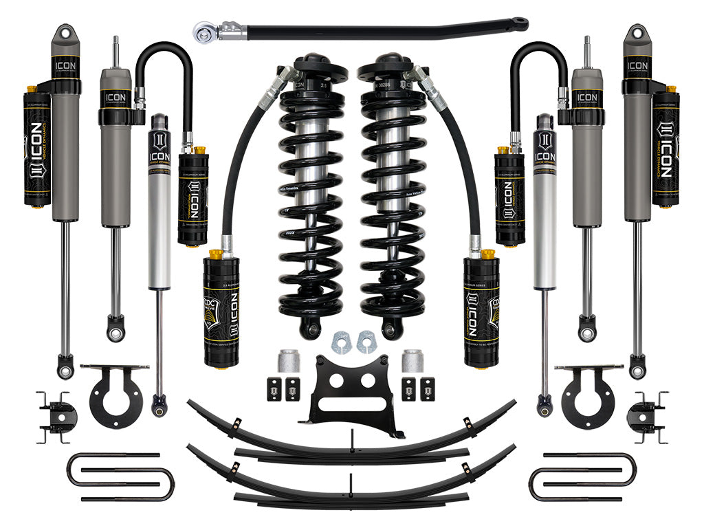 11-16 Ford F250/F350 2.5-3 Inch Lift Stage 5 Coilover System W/ Leaf Springs Icon Vehicle Dynamics