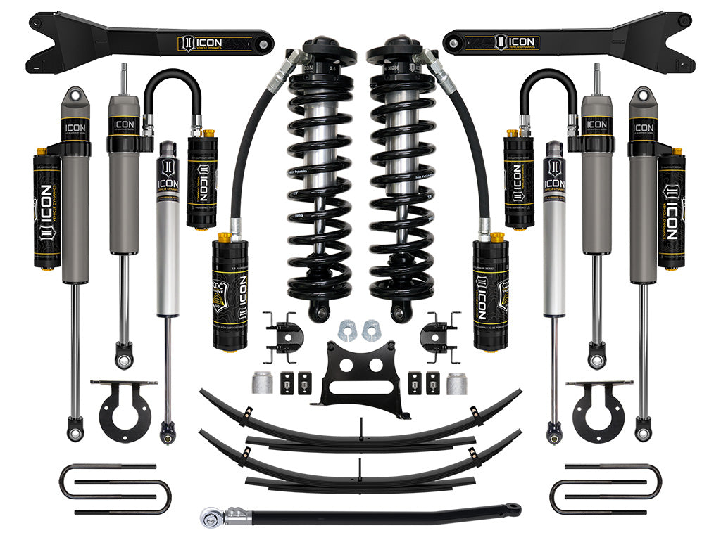 11-16 Ford F250/F350 2.5-3 Inch Lift Stage 6 Coilover System W/ Leaf Springs Icon Vehicle Dynamics