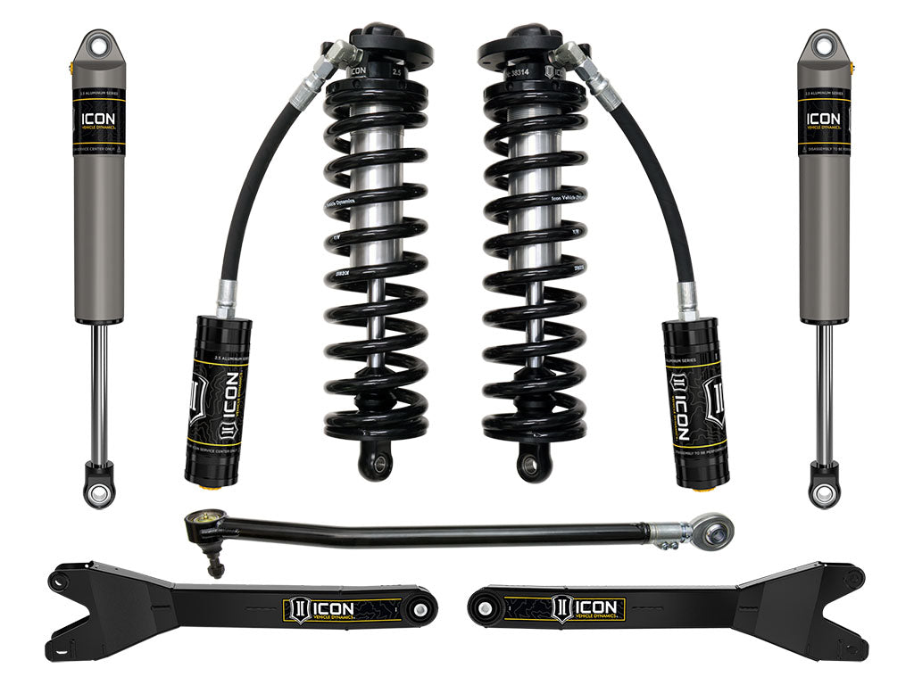 2023-2025 Ford F-250/F-350 Super Duty 4WD 2.5-3 Inch Lift Stage 2 Coilover Conversion System W/ Radius Arms Icon Vehicle Dynamics