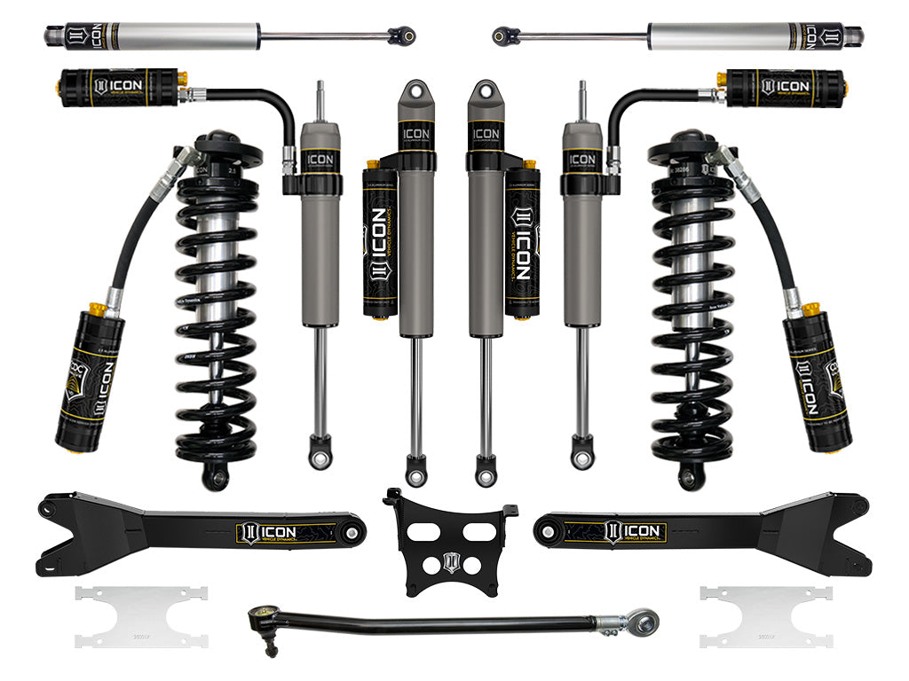 2023-2025 Ford F-250/F-350 Super Duty 4WD 2.5-3 Inch Lift Stage 5 Coilover Conversion System With Radius Arms Icon Vehicle Dynamics