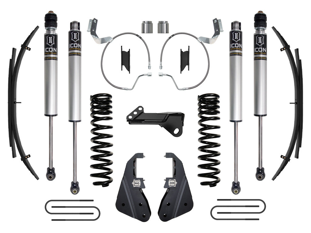 2023-2025 Ford F-250/F-350 Super Duty 4WD Gas 4.5 Inch Lift Suspension System W/ Expansion Packs Icon Vehicle Dynamics