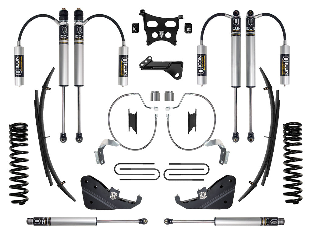 2023-2025 Ford F-250/F-350 Super Duty 4WD Gas 4.5 Inch Lift Suspension System W/ Expansion Packs Icon Vehicle Dynamics