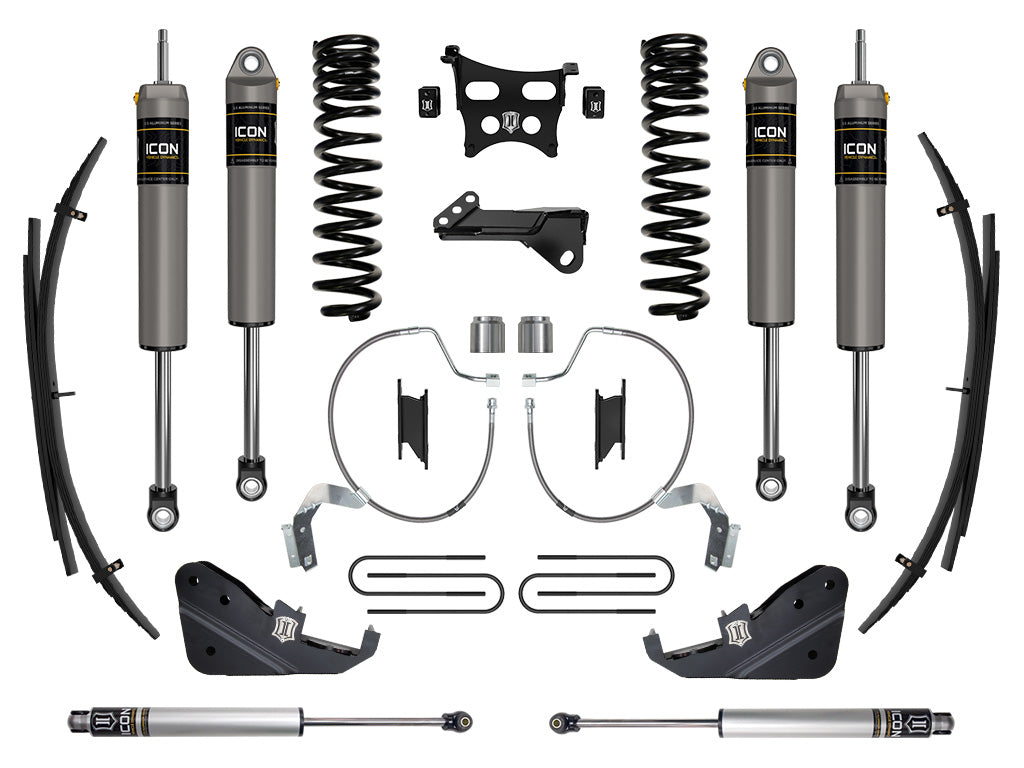 2023-2025 Ford F-250/F-350 Super Duty 4WD Gas 4.5 Inch Lift Suspension System W/ Expansion Packs Icon Vehicle Dynamics