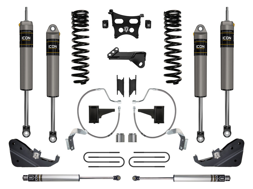 2023-2025 Ford F-250/F-350 Super Duty 4WD Gas 4.5 Inch Lift Suspension System Icon Vehicle Dynamics