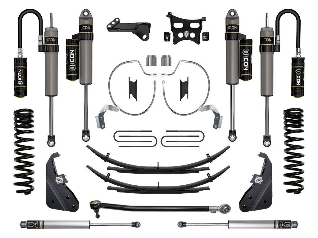 2023-2025 Ford F-250/F-350 Super Duty 4WD Gas 4.5 Inch Lift Suspension System W/ Expansion Packs Icon Vehicle Dynamics